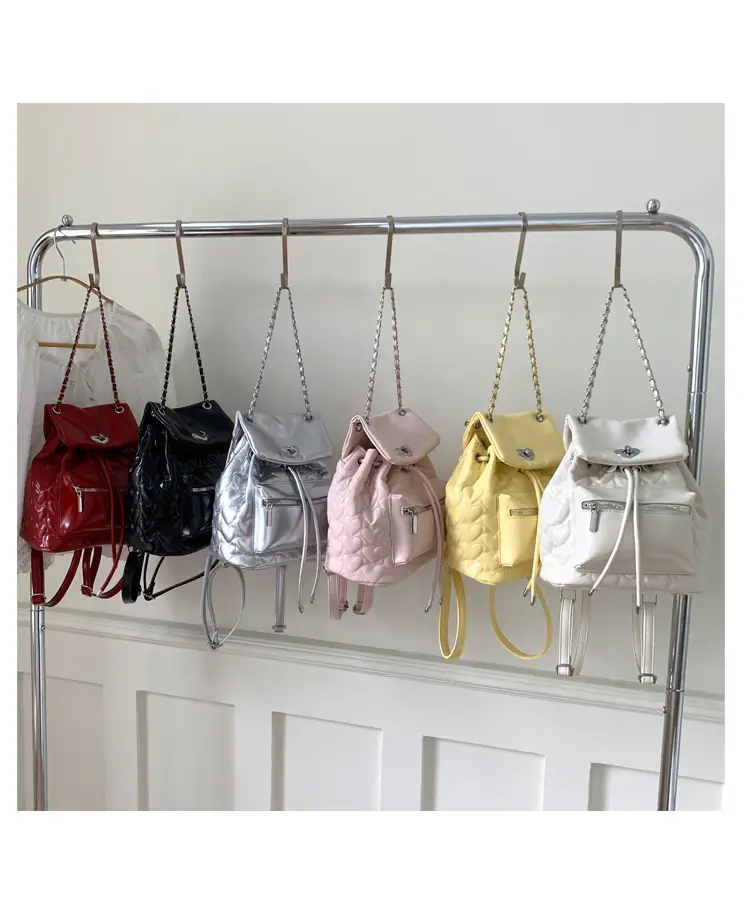 Yellow Chanel-Style Women's Backpack 2026 New Fashion — feature 4
