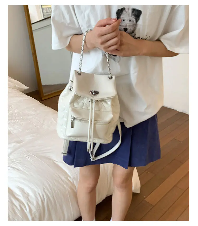 Yellow Chanel-Style Women's Backpack 2026 New Fashion — feature 8