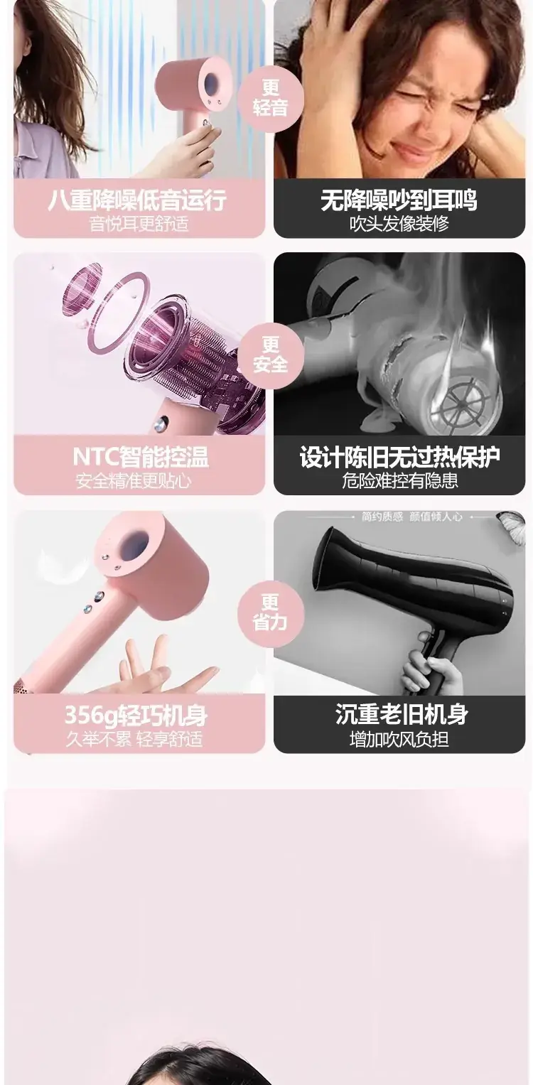 Leafless Hair Dryer with Negative Ion Technology — feature 3