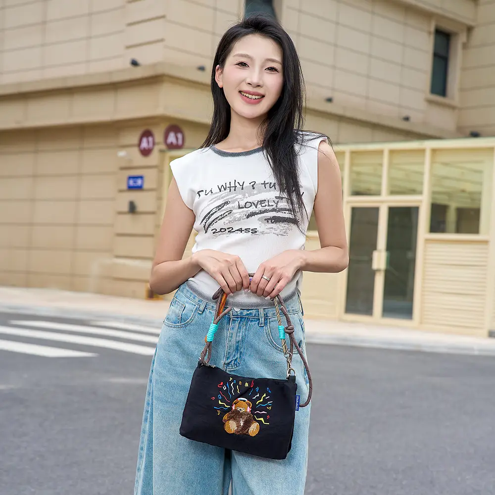 2025 Japanese Embroidered Shoulder Bag for Women - Image 10