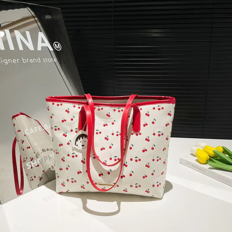 2025 Summer Cherry Printed Shoulder Bag for Women - Image 5