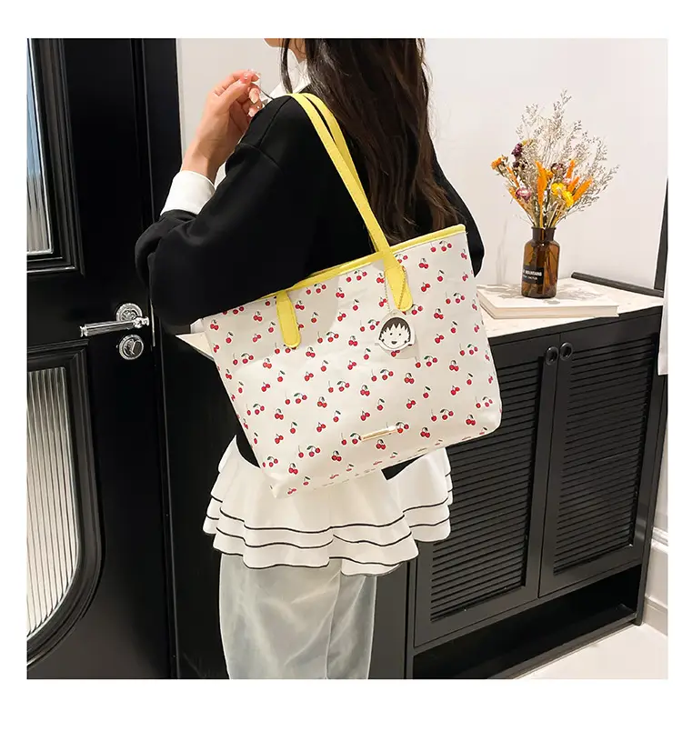 2025 Summer Cherry Printed Shoulder Bag for Women — feature 11