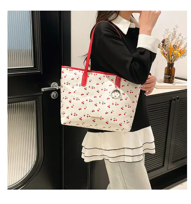2025 Summer Cherry Printed Shoulder Bag for Women — feature 12