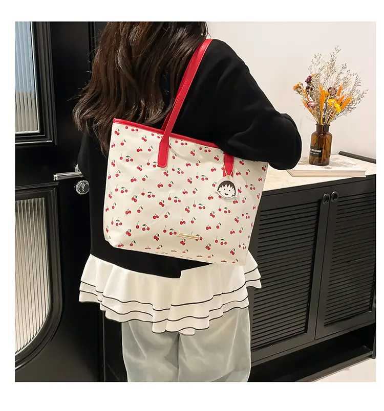 2025 Summer Cherry Printed Shoulder Bag for Women — feature 13