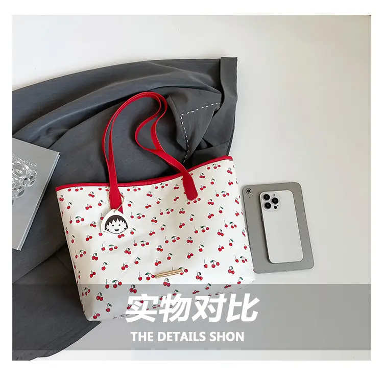 2025 Summer Cherry Printed Shoulder Bag for Women — feature 5