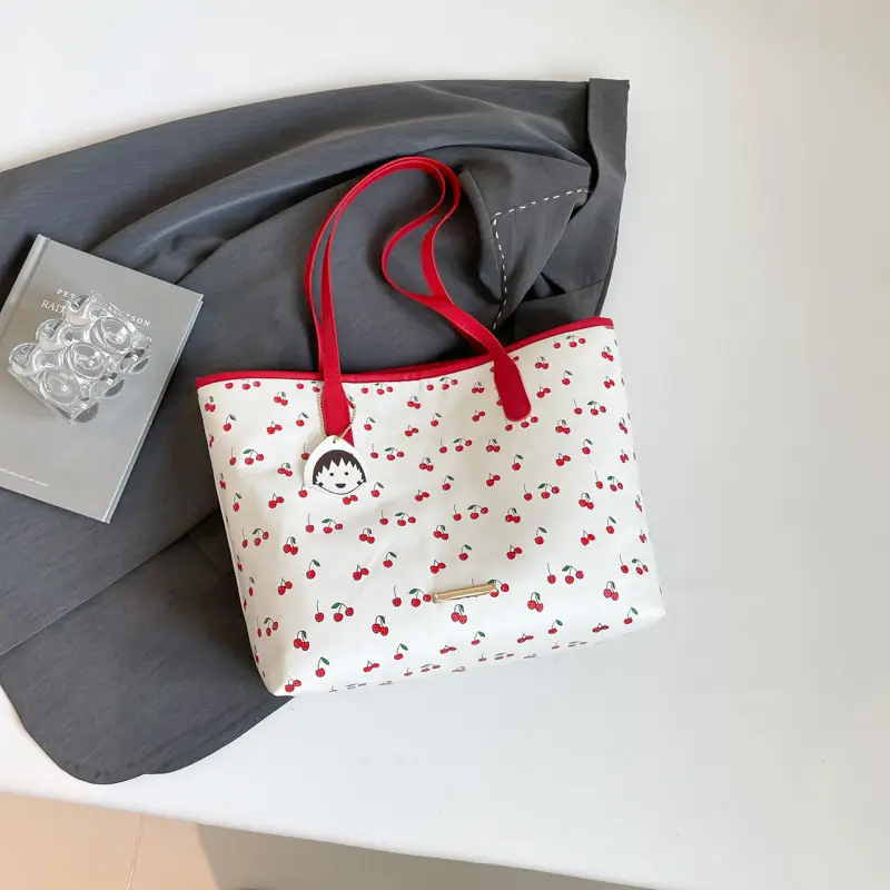 2025 Summer Cherry Printed Shoulder Bag for Women - Image 2
