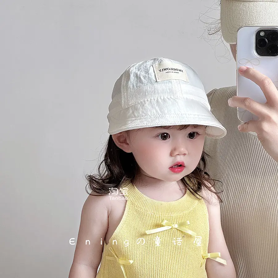Baby Mesh Sun Hat Brown Large Bristle - Image 6