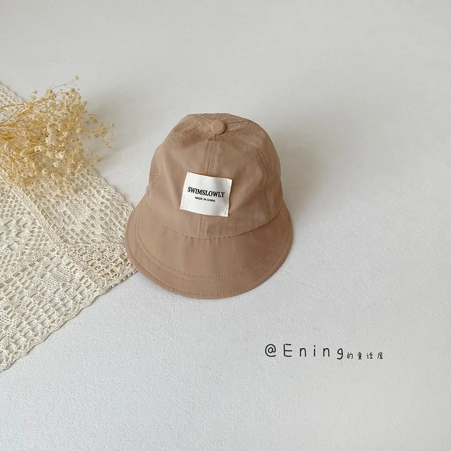Baby Mesh Sun Hat Brown Large Bristle - Image 3