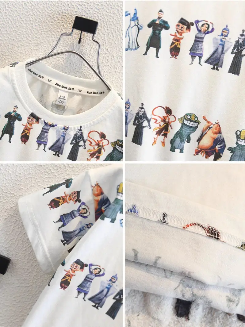 8181 Boys T-Shirt Summer 2026 Kids Cartoon Print - Image 4
