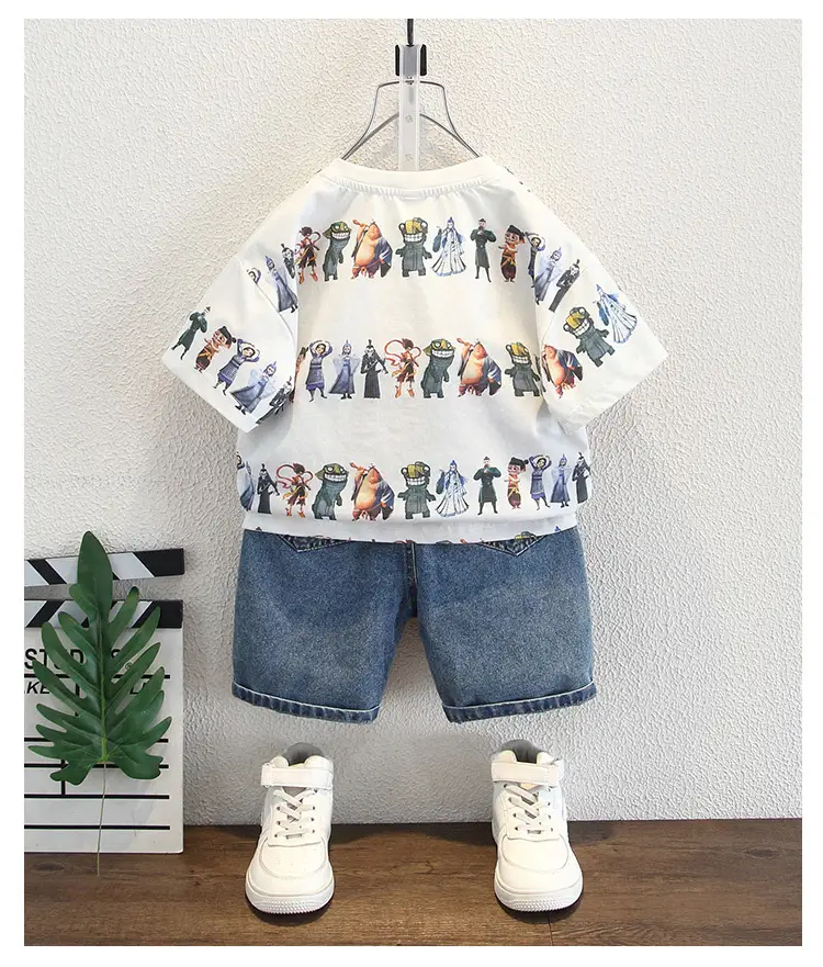 8181 Boys T-Shirt Summer 2026 Kids Cartoon Print — feature 8