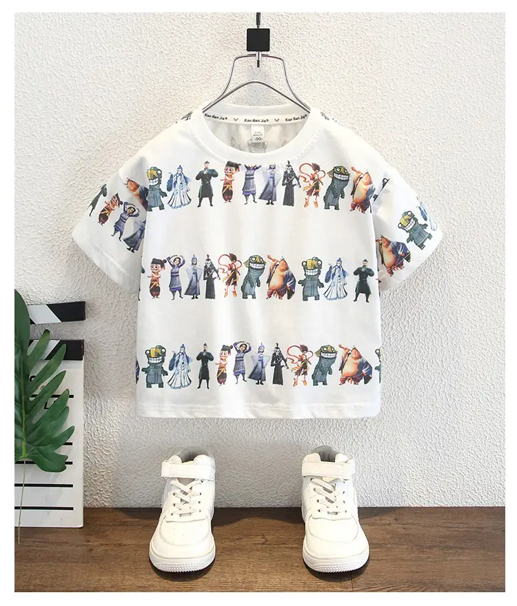 8181 Boys T-Shirt Summer 2026 Kids Cartoon Print — feature 9