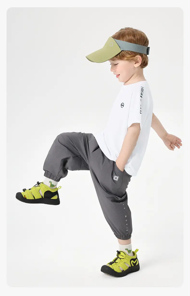 Kids Antibacterial T-Shirt White Short Sleeve Summer — feature 28