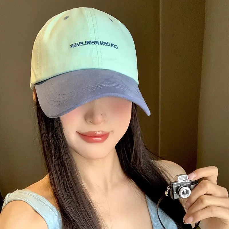 Women Pink Cat Print Baseball Cap Summer Wear - Image 7
