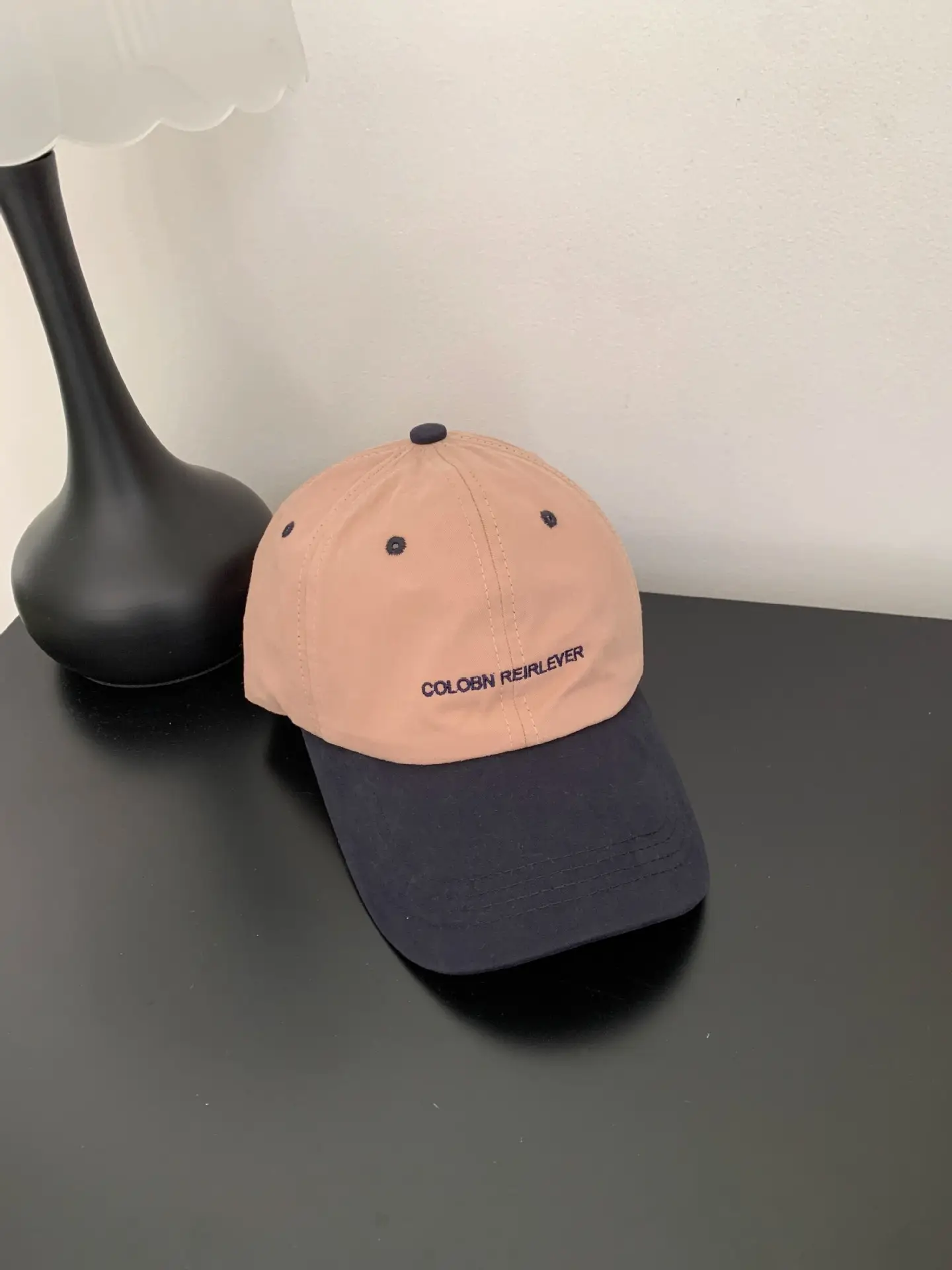 Women Pink Cat Print Baseball Cap Summer Wear - Image 4