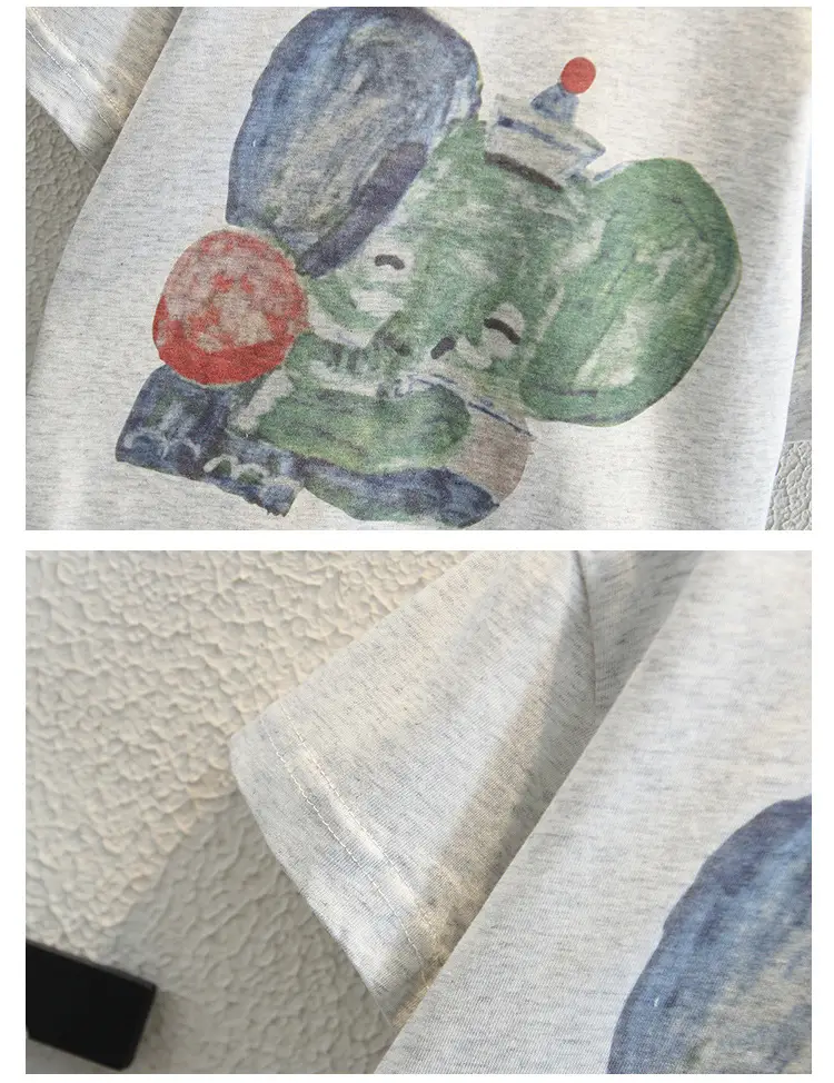8183 Boys T-Shirt Cartoon Elephant Print 2026 — feature 13