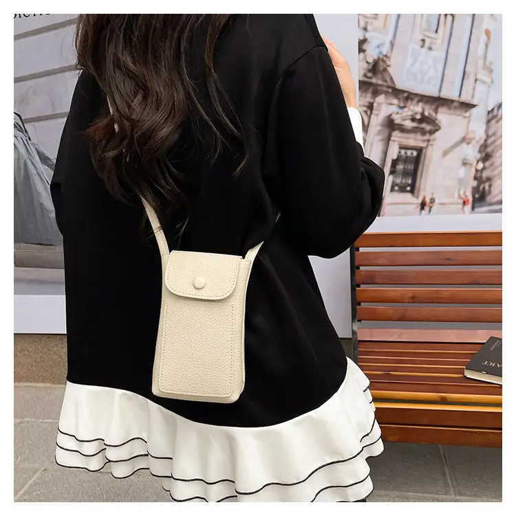 2025 Mini Mobile Phone Bag Women's Solid Color Shoulder Crossbody — feature 22