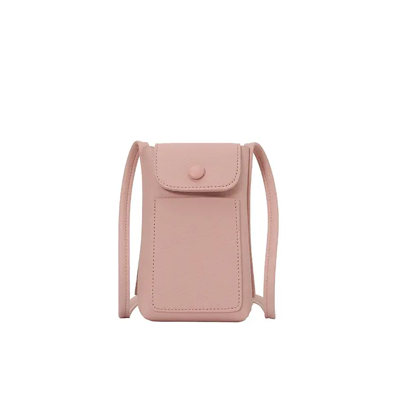 2025 Mini Mobile Phone Bag Women's Solid Color Shoulder Crossbody - Image 2