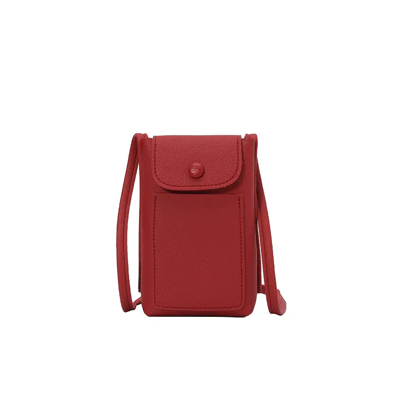 2025 Mini Mobile Phone Bag Women's Solid Color Shoulder Crossbody - Image 4