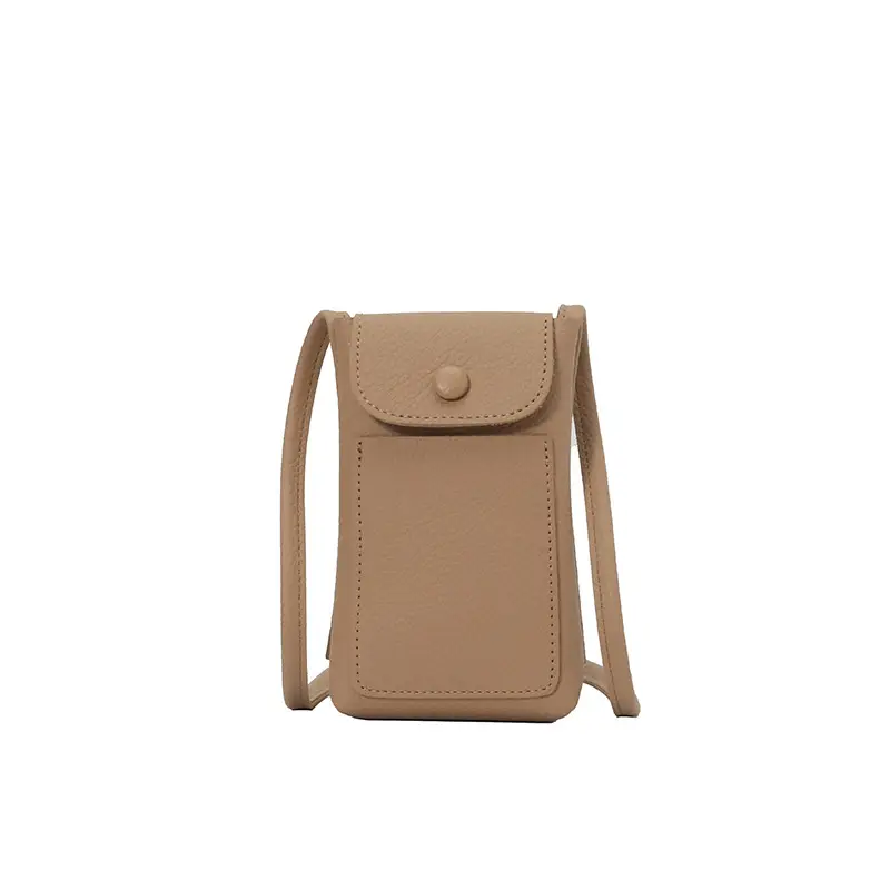 2025 Mini Mobile Phone Bag Women's Solid Color Shoulder Crossbody - Image 5