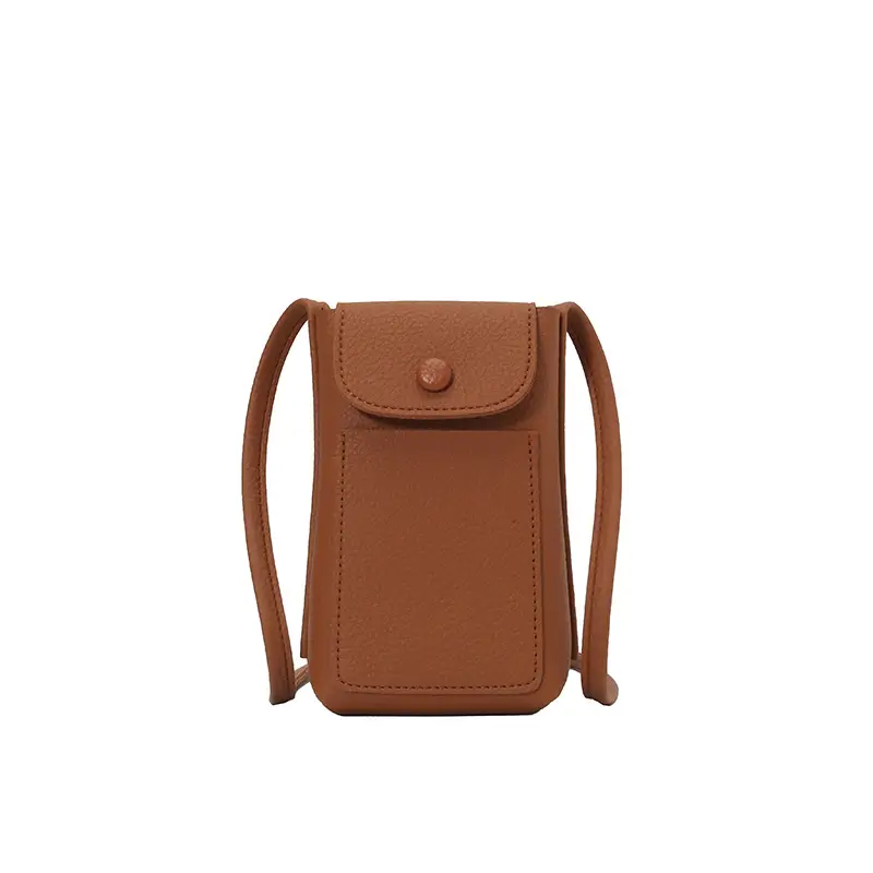 2025 Mini Mobile Phone Bag Women's Solid Color Shoulder Crossbody - Image 6