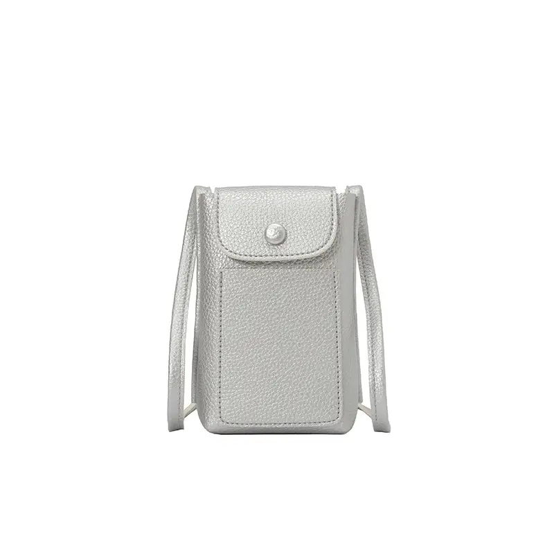 2025 Mini Mobile Phone Bag Women's Solid Color Shoulder Crossbody - Image 7