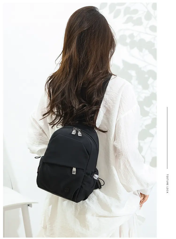 Green Beige Crossbody Backpack for Students & Travel — feature 23