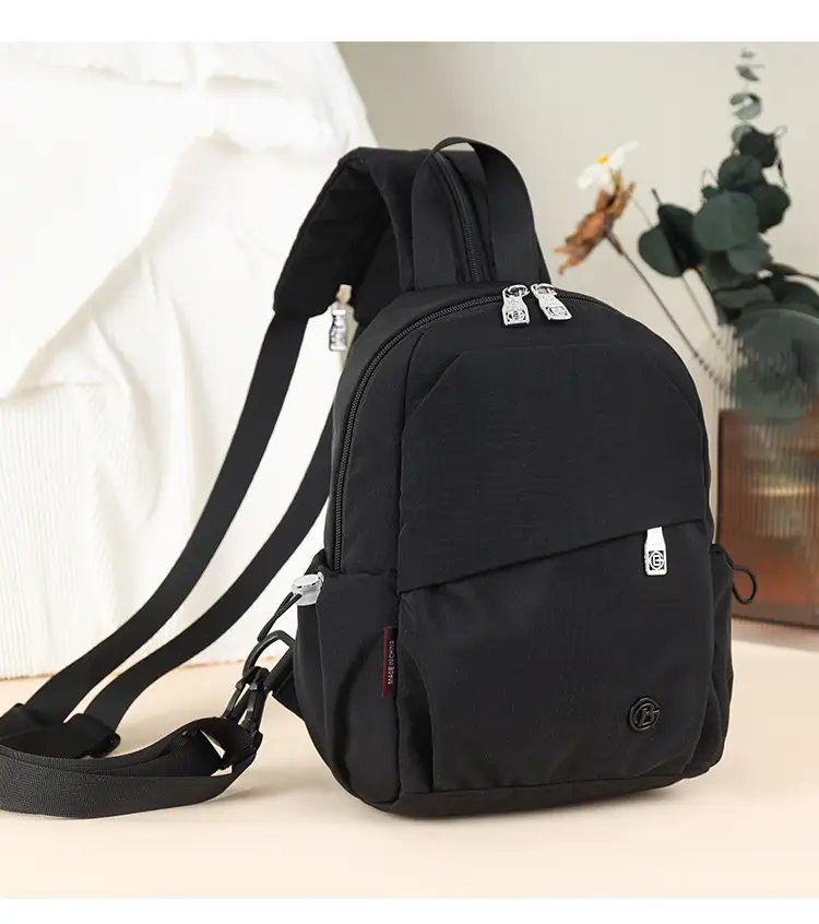 Green Beige Crossbody Backpack for Students & Travel — feature 8