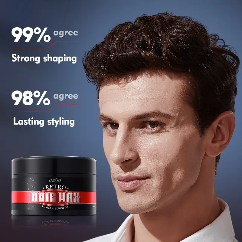 Sadoer Retro Hair Wax for Long-lasting Styling - Image 5