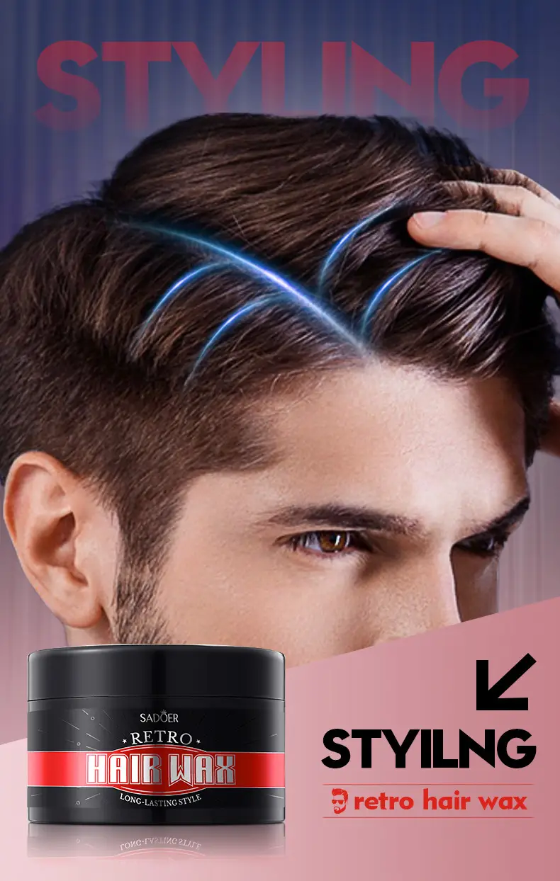 Sadoer Retro Hair Wax for Long-lasting Styling — feature 2