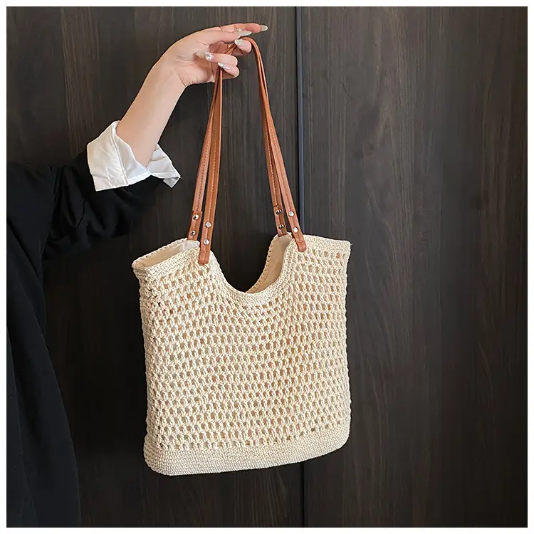 Women's Hollow Knitted Shoulder Bag Summer 2025 — feature 10