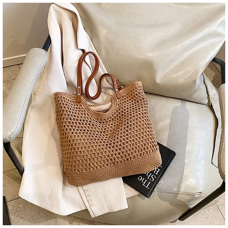 Women's Hollow Knitted Shoulder Bag Summer 2025 — feature 17