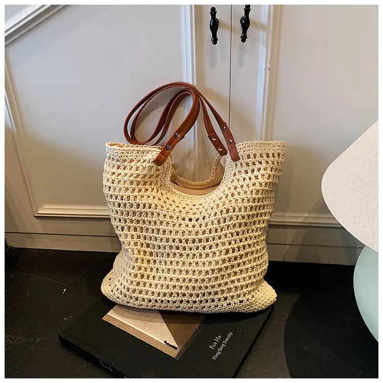 Women's Hollow Knitted Shoulder Bag Summer 2025 — feature 18