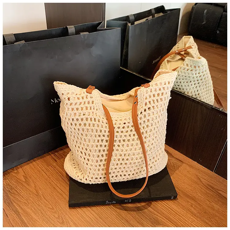 Women's Hollow Knitted Shoulder Bag Summer 2025 — feature 19