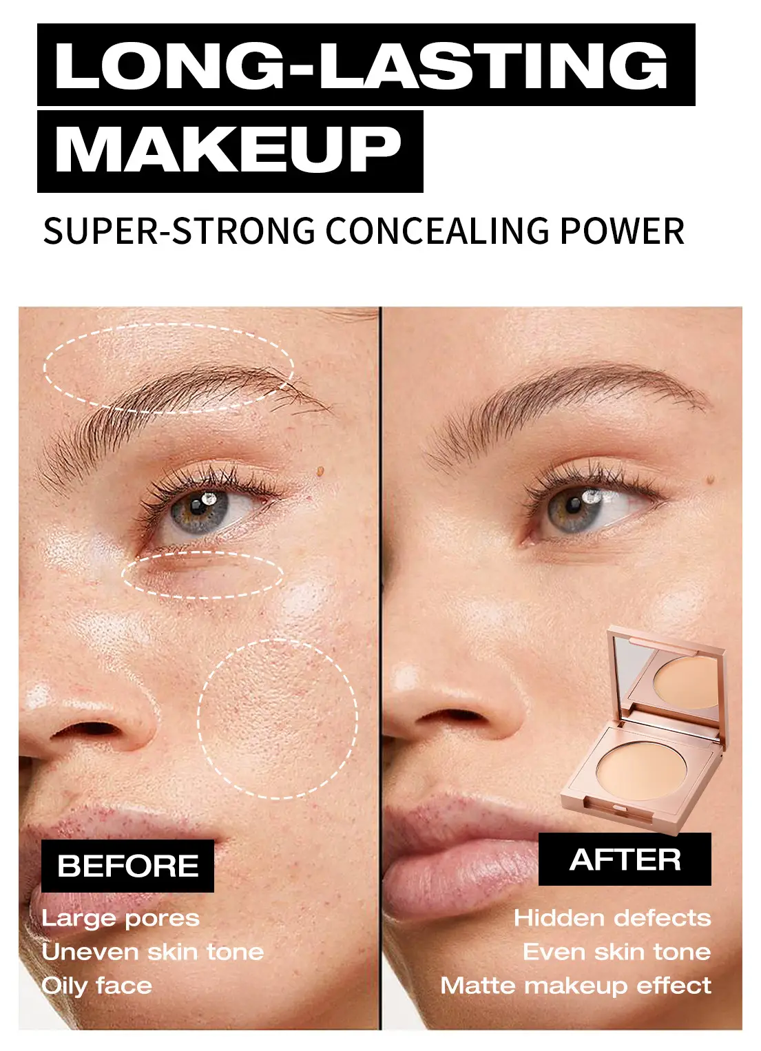 Maycheer Waterproof Concealer for Dark Circles & Acne Marks — feature 8