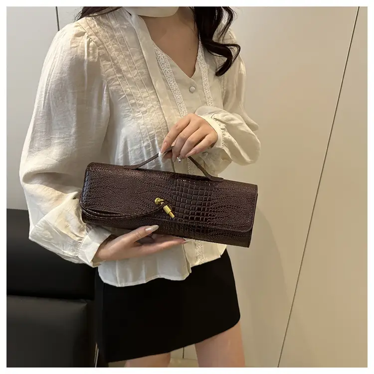 Red Croc Leather Crossbody Bag for Women 2025 — feature 12