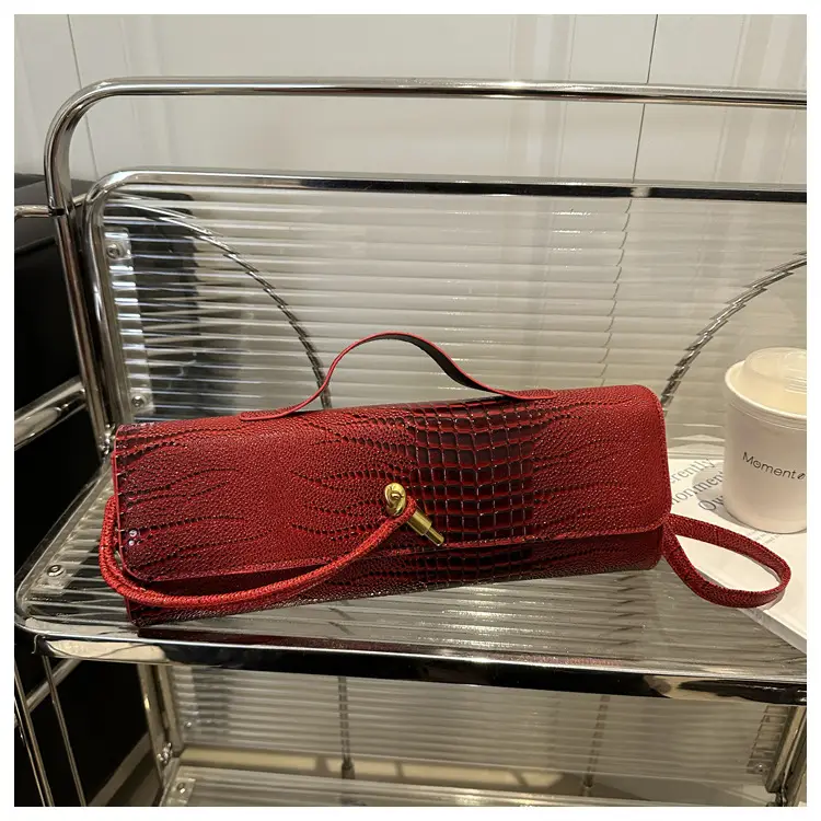 Red Croc Leather Crossbody Bag for Women 2025 — feature 23