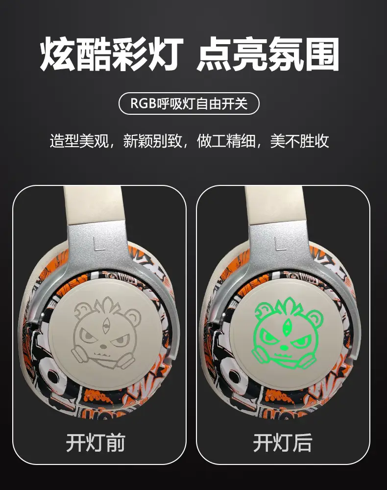 Chinese Graffiti Bluetooth Headphones with Ultra Battery β feature 15