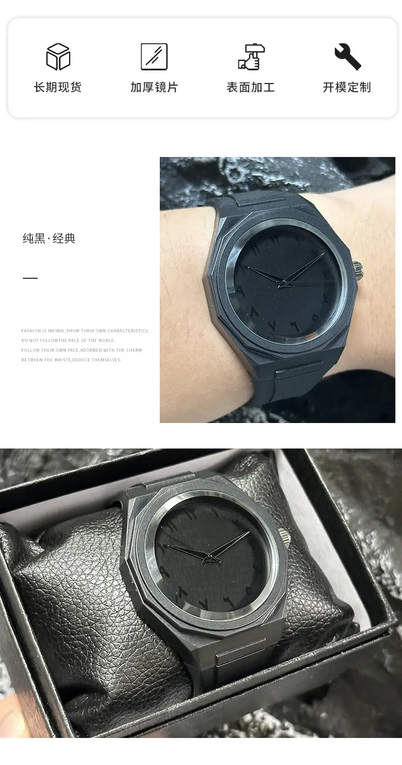 2025 Russian Cross-Border Arabic Business Quartz Men's Large Dial Watch — feature 5