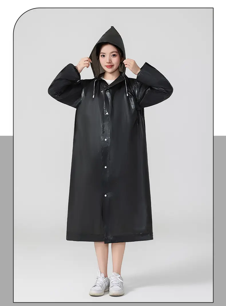 Eva Kidsren's Raincoat Full Body Explosion-Proof Rain Thickeneding Hiking Travel Non-Disposable Waterproof Primary School Students Go to School Outdoors — feature 16
