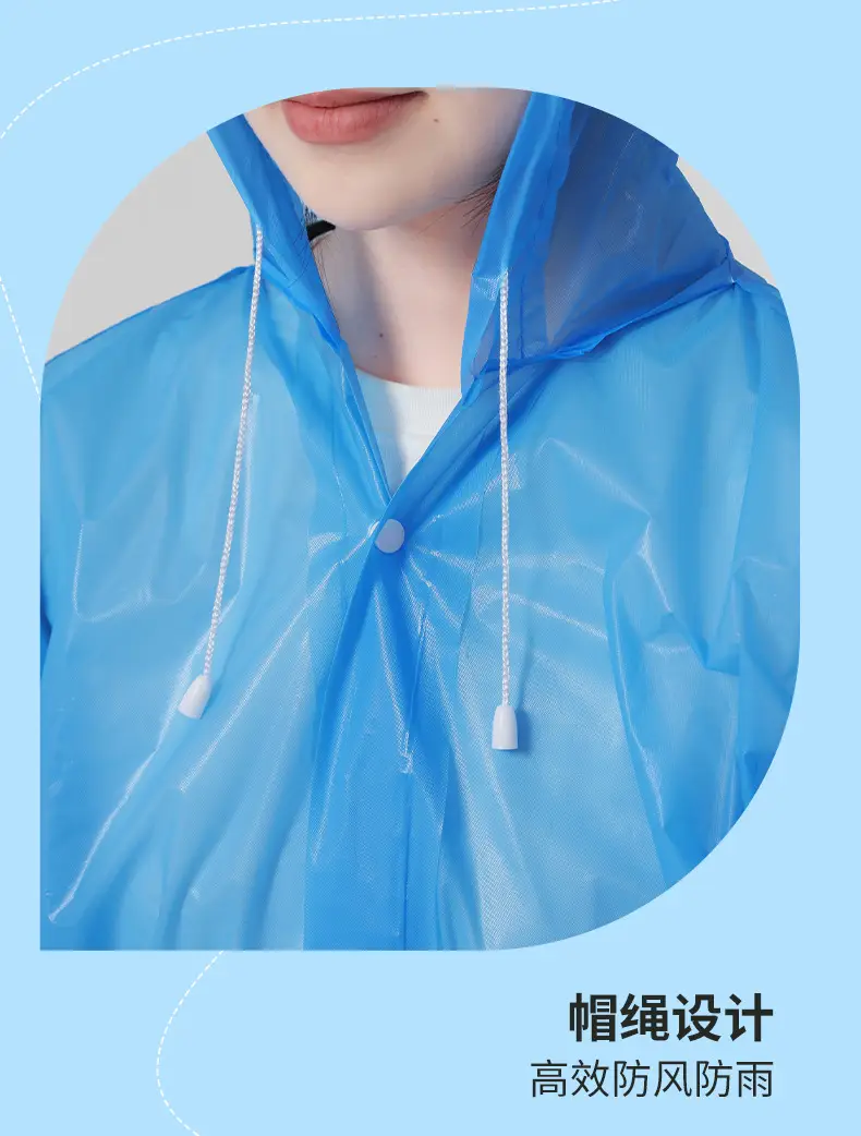 Eva Kidsren's Raincoat Full Body Explosion-Proof Rain Thickeneding Hiking Travel Non-Disposable Waterproof Primary School Students Go to School Outdoors — feature 8
