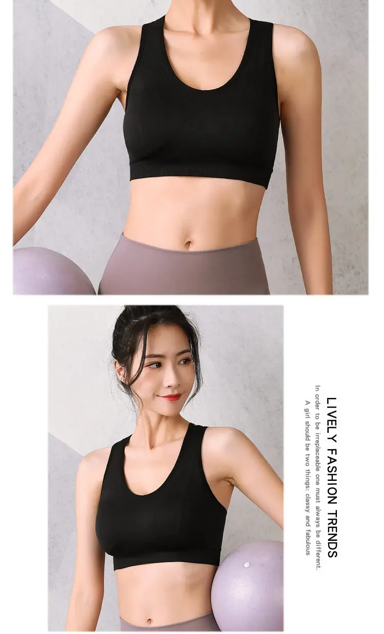 White Cross Back Sports Bra for Yoga Running — feature 17