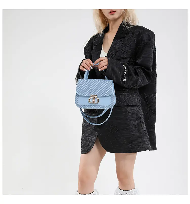 Pink Plaid Women's Shoulder Bag 2025 Summer — feature 15