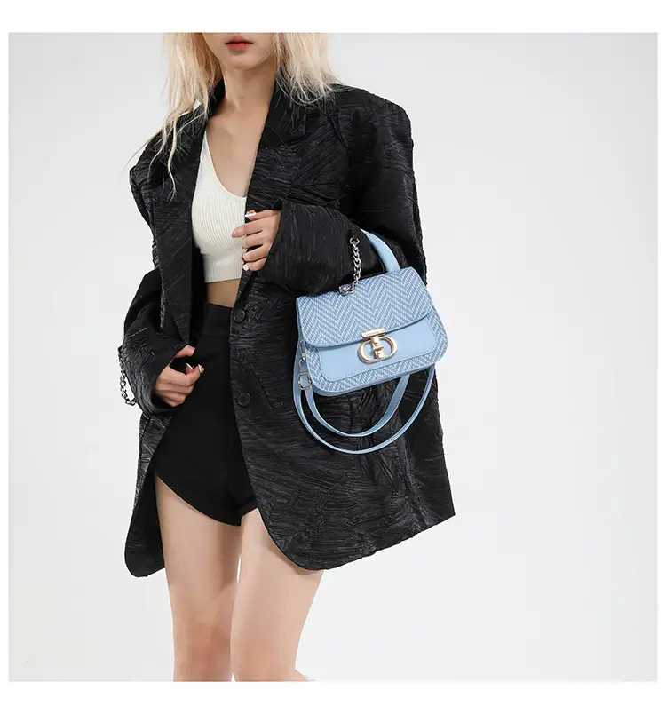 Pink Plaid Women's Shoulder Bag 2025 Summer — feature 16