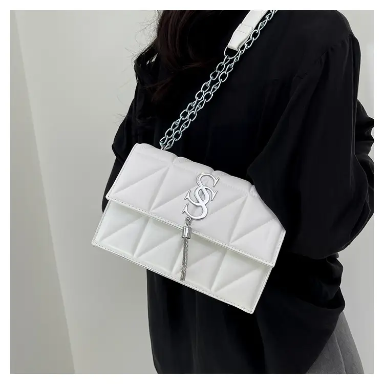Blue Chain Crossbody Bag for Women — feature 11