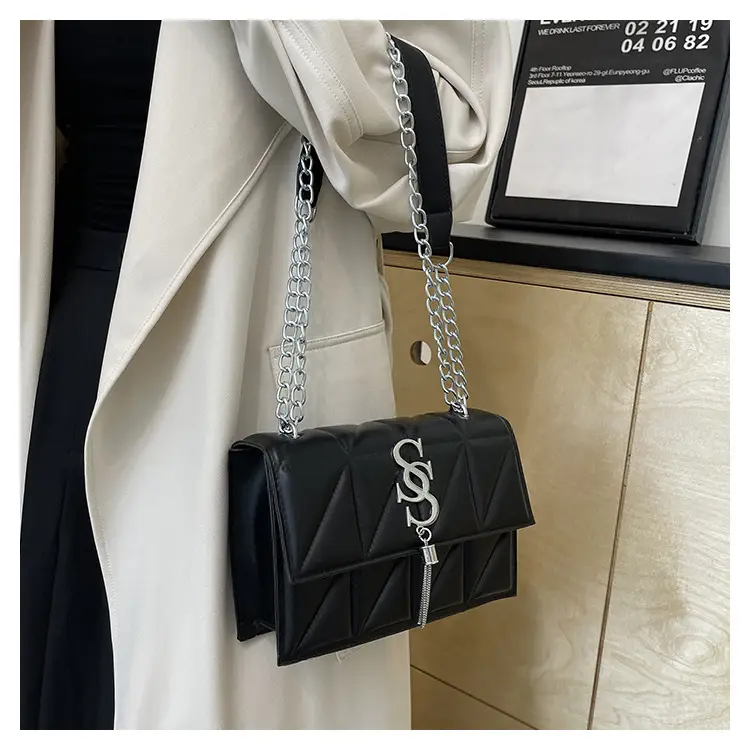Blue Chain Crossbody Bag for Women — feature 14