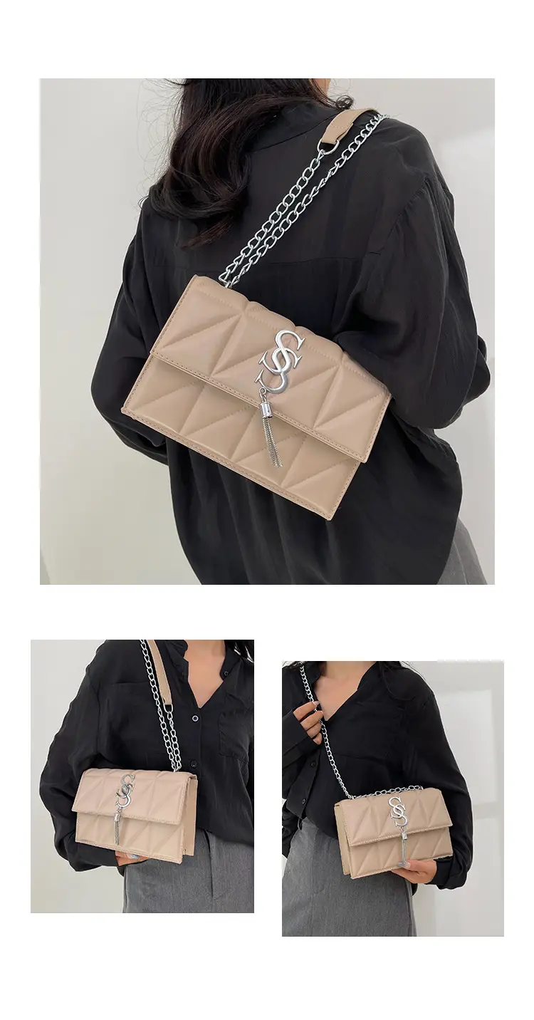 Blue Chain Crossbody Bag for Women — feature 17