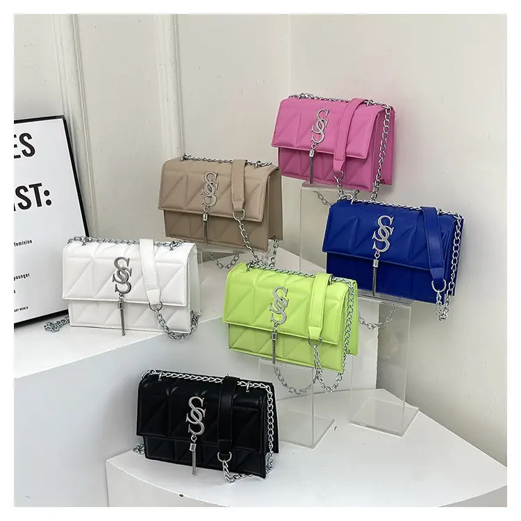 Blue Chain Crossbody Bag for Women — feature 33