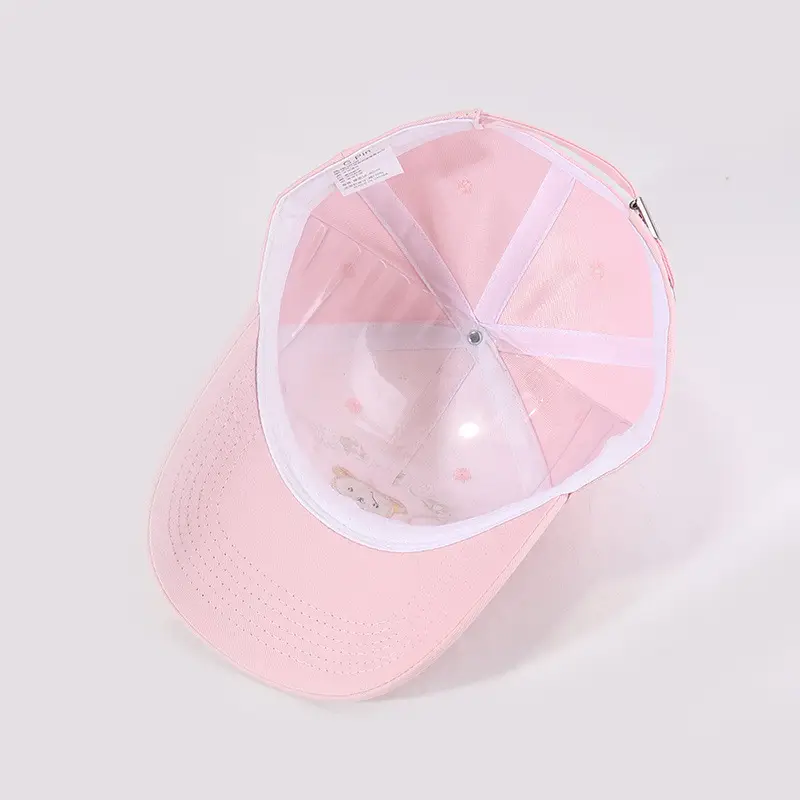 2025 Cute Bear Embroidered Women's Cap Beige — feature 12