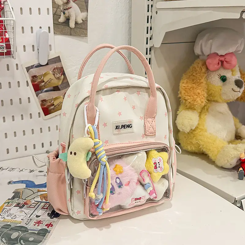 Cute Transparent Dual-Purpose Backpack for Girls - Image 5