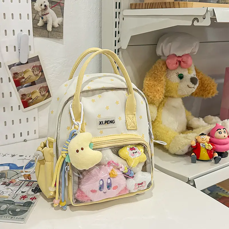Cute Transparent Dual-Purpose Backpack for Girls - Image 6